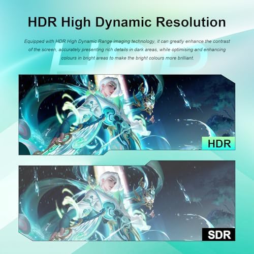 27 inch Gaming Monitor 1920x1080p 180Hz  FHD  GTG Vertical with Freesync Eye Care Technology HDMI VESA Compatible for Gaming Home Office