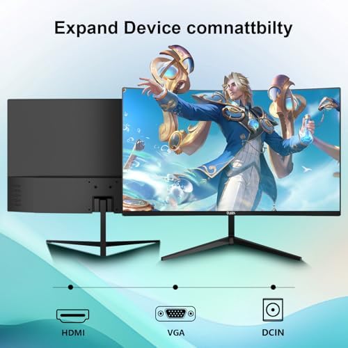 27 inch Gaming Monitor 1920x1080p 180Hz  FHD  GTG Vertical with Freesync Eye Care Technology HDMI VESA Compatible for Gaming Home Office