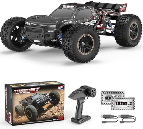 Camión de Control Remoto 2995 Escala 1:12 RC Buggy Motor 550 Versión Mejorada 42KM/H Alta Velocidad Coches RC, Eléctrico 4X4 Todoterreno Camiones RC RTR Hobby Ideal para Niños y Adultos 40+ Min de