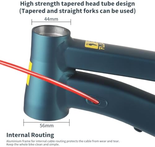 29ER Aluminum Alloy Mountain Bike Frame M/L Thru Axle 12x148mm Boost Frame Disc Brake XC Hardtail Frame Max 2 35 Tire Black 29 M 