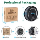 2KG  GEEETECH  ABS  Gray 3D Printer 1 75mm 1kg/roll High Quality Consumables US