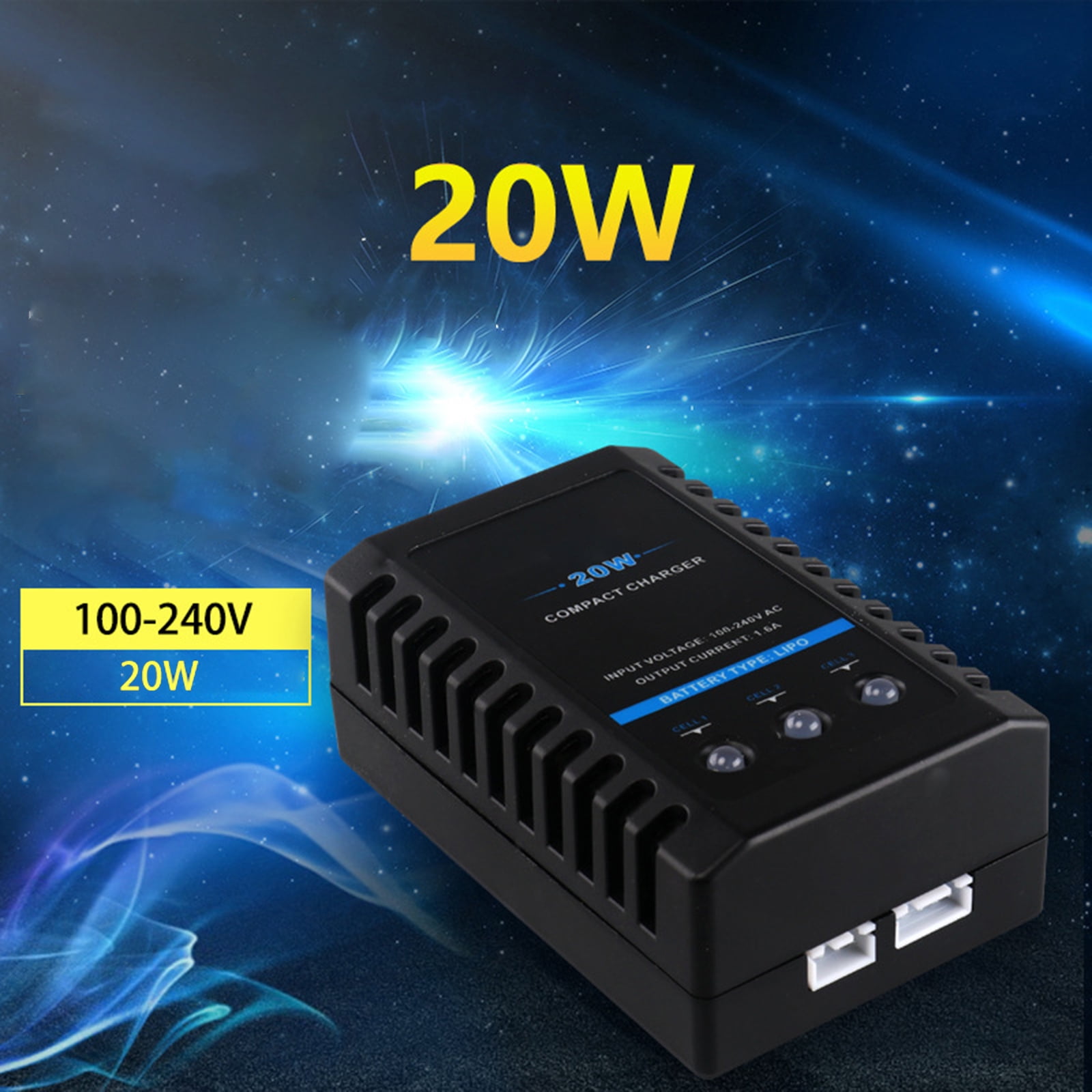 Batería de Litio LiPo 2S 3S 7.4V 11.1V Enchufe EU/US B3 Cargadores de Batería Equilibrados
