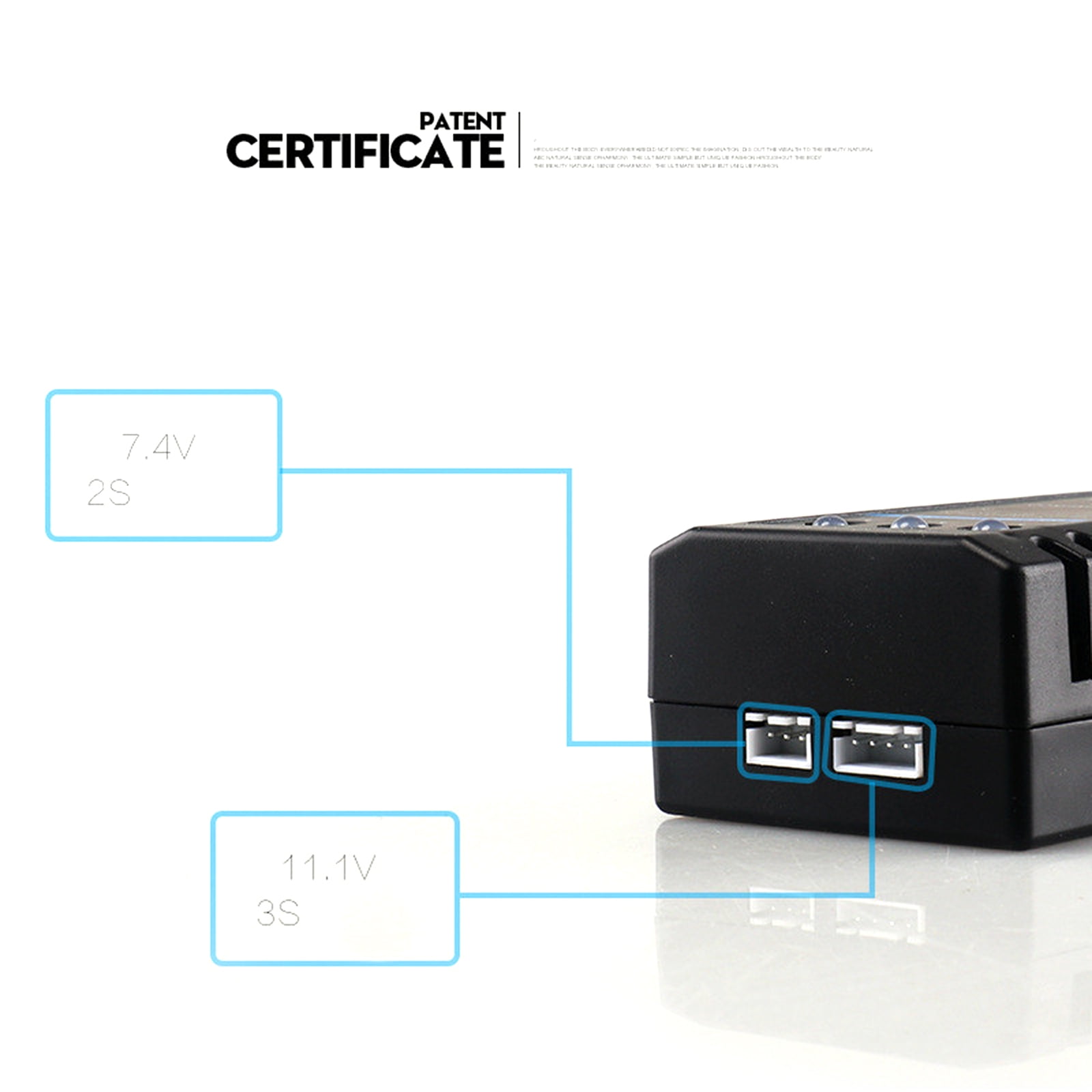 Batería de Litio LiPo 2S 3S 7.4V 11.1V Enchufe EU/US B3 Cargadores de Batería Equilibrados