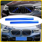 2X Car Front V Brace Grill Strip Cover Trim for BMW X3 X4 X5 F25 F26 G01 G02 G05