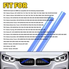 2X Car Front V Brace Grill Strip Cover Trim for BMW X3 X4 X5 F25 F26 G01 G02 G05