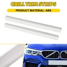 2X Car Front V Brace Grill Strip Cover Trim for BMW X3 X4 X5 F25 F26 G01 G02 G05
