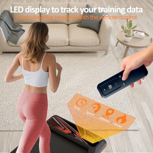 2 5HP Walking Mat with Incline pad Under Desk Treadmill  Walking Running Pad with Remote  3 in 1 Low Noise Small Mini Portable Treadmill with Led Screen  Compact Treadmills for Home  265lbs Capacity