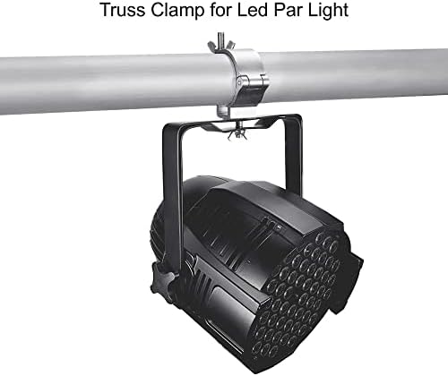 2 Inch Truss O Clamps  10 Pack Olaalite Aluminum Stage Light Clamps for Truss  Heavy Duty 220LB LED Par Light Moving Head Lighting clamps  Fit for 48 52mm OD Tube/Pipe