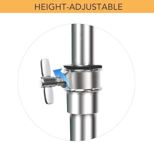 2 Pack Boom Cymbal Stand  Adjustable Cymbal Stand for Drum Hardware Percussion Mount Holder Gear Set Drum Hardware Set for Mounting Crash  Ride  Splash Cymbals  Double Braced Legs with Rubber Feet