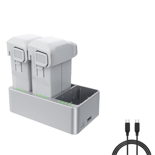 2 Pack Mini Battery Bundle with Charging Hub  Original DJI Parts for Mini 3 Pro/3  3850mAh  47 min of Max Flight Time 
