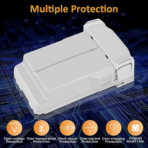 2 Pack Mini Battery Bundle with Charging Hub  Original DJI Parts for Mini 3 Pro/3  3850mAh  47 min of Max Flight Time 