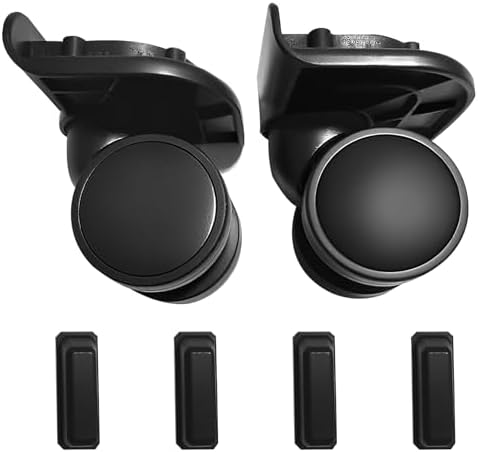 2 Piece Zipperless Luggage Set   20/28 Inch Airline Approved Carry On 22x14x9 in & Checked Suitcases  9H Scratch Proof Hard shell PC with Aluminum Frame for Business travel Black