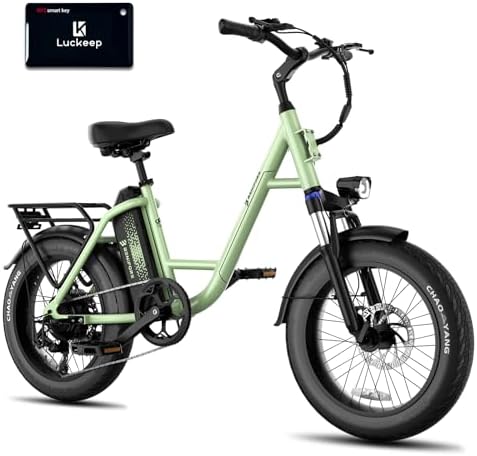 2 Seater Electric Bike for Adults 1200W Peak Motor 28 MPH  720WH Removable Battery 65Miles Step Thru Folding Ebikes 20 Fat Tire E Bikes for Adults with NFC Commuting E Bike for Women/Men