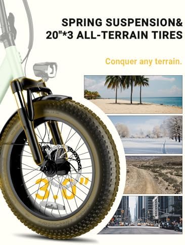 2 Seater Electric Bike for Adults 1200W Peak Motor 28 MPH  720WH Removable Battery 65Miles Step Thru Folding Ebikes 20 Fat Tire E Bikes for Adults with NFC Commuting E Bike for Women/Men