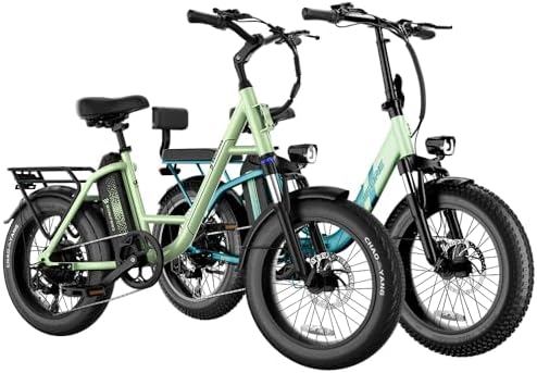 2 Seater Electric Bike for Adults 1200W Peak Motor 28 MPH  720WH Removable Battery 65Miles Step Thru Folding Ebikes 20 Fat Tire E Bikes for Adults with NFC Commuting E Bike for Women/Men