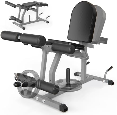 2 in 1 Adjustable Leg Extension and Curl Machine  Easy Transition  Home Gym Leg Machine  Weight Capacity 660LBS
