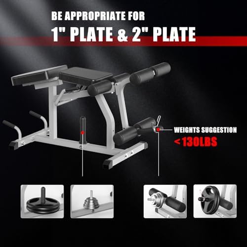 2 in 1 Adjustable Leg Extension and Curl Machine  Easy Transition  Home Gym Leg Machine  Weight Capacity 660LBS