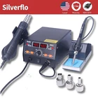 2in1 T12 Solder iron Digital soldering Station 670W Hot Air Rework Station