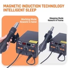 2in1 T12 Solder iron Digital soldering Station 670W Hot Air Rework Station