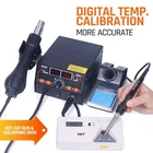 2in1 T12 Solder iron Digital soldering Station 670W Hot Air Rework Station