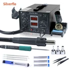 2in1 T12 Solder iron Digital soldering Station 670W Hot Air Rework Station