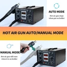 2in1 T12 Solder iron Digital soldering Station 670W Hot Air Rework Station