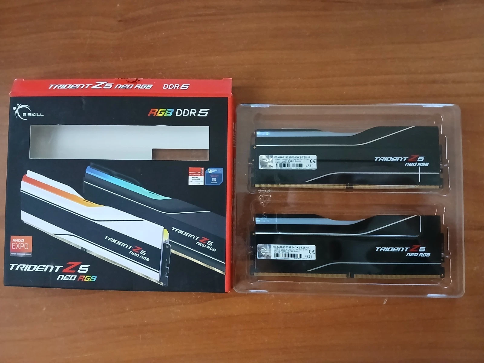 2x24GB  48GB  G SKILL Trident Z5 DDR5 6400 Desktop RAM F5 6400J3239F24GX2 TZ5NR