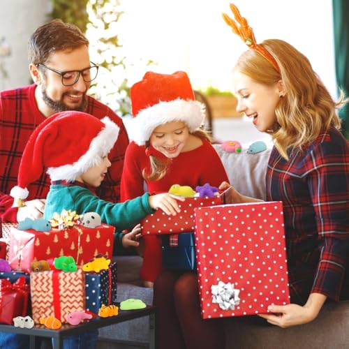 30 Pack Squishy Toys  Kawaii Squishies Party Favors for Kids 4 8 8 12 Treasure Box Toys for Classroom Birthday Xmas Gifts Goodie Bag Mini Animals Mochi Squishy Stress Relief Sensory Toys Random