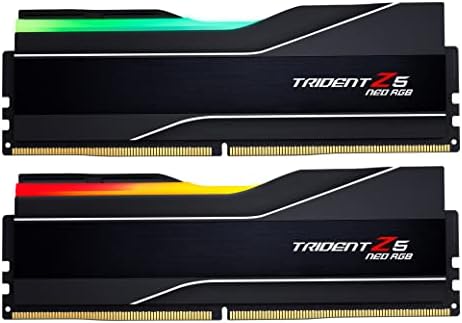32GB G Skill DDR5 Trident Z5 Neo RGB 6000MHz CL30 1 35V Dual Channel Kit  2X 16GB  Black