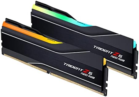 32GB G Skill DDR5 Trident Z5 Neo RGB 6000MHz CL30 1 35V Dual Channel Kit  2X 16GB  Black