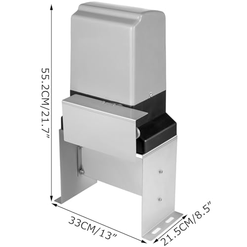 3300Lbs Automatic Sliding Gate Opener APP Control Complete Kit  Driveway Slide Gate Operator Motor with Keypad / 6 Remotes / 20ft Chain/Keys/Sensor