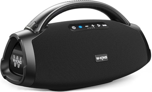 330W PEAK Loudest Boom Box  7 5 Subwoofer/2 1Ch/IPX7 Waterproof  200W RMS Party Large Bluetooth Speaker Wireless with 2 Woofers/DSP/BT5 4/APP/Fast Charge/OTG/AUX/Guitar in  Massive Bass for Outdoors