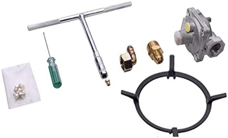 Cocina de gas de 34 pulgadas de acero inoxidable incorporada de 5 quemadores, estufa de gas LPG/NG convertible, cocina de gas de doble combustible, cocina de gas de 5 quemadores DM5808