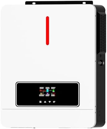 3600W Hybrid Solar Inverter   24V DC to 110V AC Pure Sine Wave  Built in 120A MPPT Controller  Dustproof & Easy Installation for Home Backup  RV  Off Grid Use