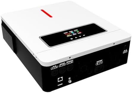 3600W Hybrid Solar Inverter   24V DC to 110V AC Pure Sine Wave  Built in 120A MPPT Controller  Dustproof & Easy Installation for Home Backup  RV  Off Grid Use