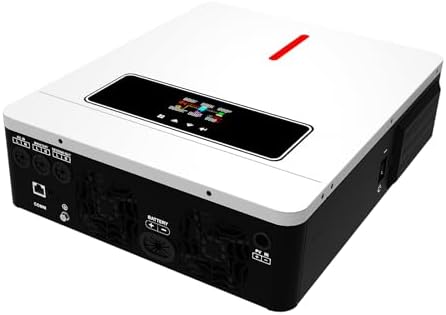 3600W Hybrid Solar Inverter   24V DC to 110V AC Pure Sine Wave  Built in 120A MPPT Controller  Dustproof & Easy Installation for Home Backup  RV  Off Grid Use