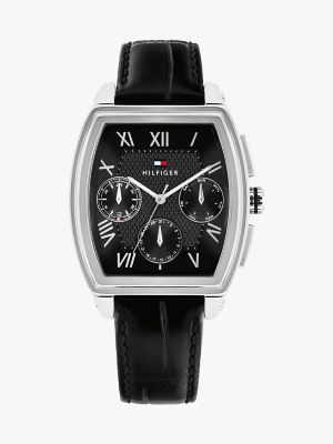 36MM Leather Strap Multifunction Watch