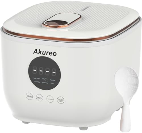 3L Healthy Low Carb Rice Cooker  Low Sugar Digital Steamer Porridge Soup Quick Rice White Rice Stainless Steel Filter Basket 5 Cooking Functions 24H Timer & Auto Keep Warm