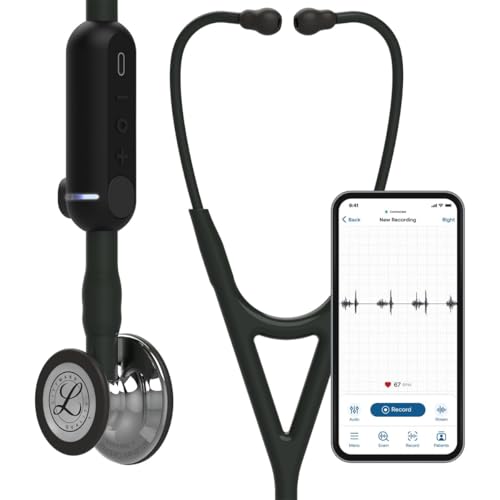 3M Littmann CORE Digital Stethoscope  Our Most Advanced Stethoscope Yet  Up To 40x Amplification  Active Noise Cancellation  In App Sound Wave Visualization  Mirror Finish Chestpiece  8890