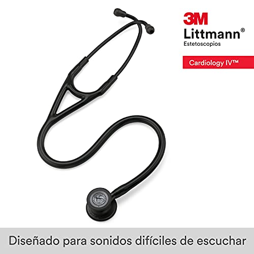 Estetoscopio 3 M Littmann Cardiology IV, standard-finish chestpiece, 27", Azul marino, 1
