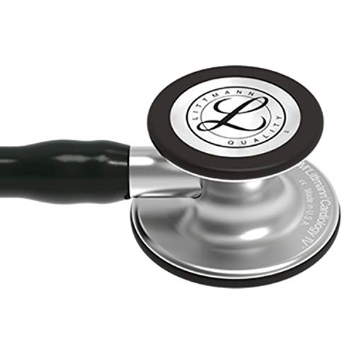 3M Littmann Cardiology IV Diagnostic Stethoscope  6152  More Than 2X as Loud  Weighs Less  Stainless Steel Chestpiece  27 Black Tube