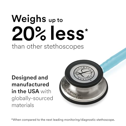 3M Littmann Classic III Monitoring Stethoscope  5620  More Than 2X as Loud  Weighs Less  Stainless Steel Chestpiece  27 Black Tube