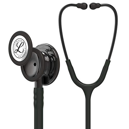 3M Littmann Classic III Monitoring Stethoscope  5870  More Than 2X as Loud  Weighs Less  Stainless Steel Rainbow Finish Chestpiece  27 Black Tube  Stem and Headset