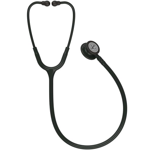 3M Littmann Classic III Monitoring Stethoscope  5811  More Than 2X as Loud  Weighs Less  Stainless Steel Smoke Finish Chestpiece  27 Black Tube  Smoke Stem  and Headset