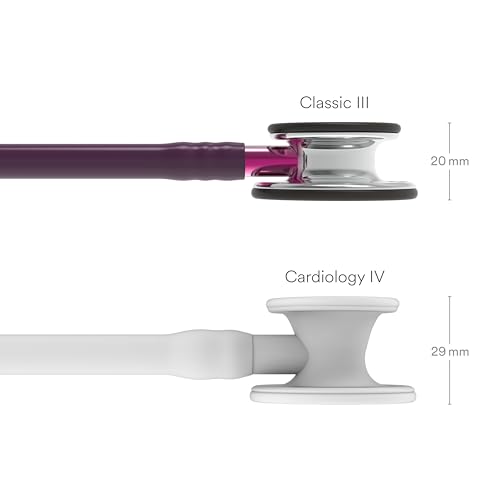 3M Littmann Classic III Monitoring Stethoscope  5811  More Than 2X as Loud  Weighs Less  Stainless Steel Smoke Finish Chestpiece  27 Black Tube  Smoke Stem  and Headset