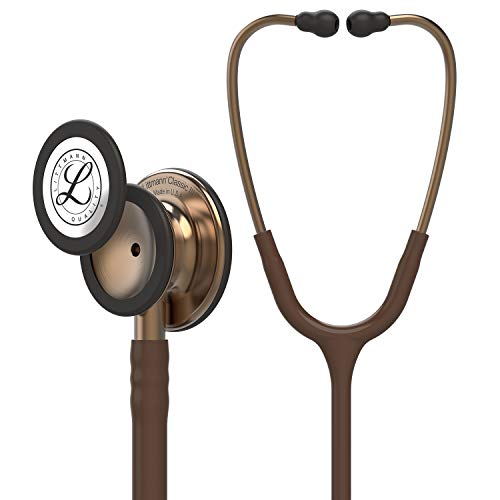 3M Littmann Classic III Monitoring Stethoscope  5870  More Than 2X as Loud  Weighs Less  Stainless Steel Rainbow Finish Chestpiece  27 Black Tube  Stem and Headset