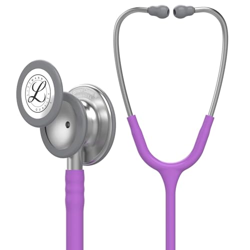 3M Littmann Classic III Monitoring Stethoscope  5648  More Than 2X as Loud  Weighs Less  Stainless Steel Chestpiece  27 Raspberry Tube