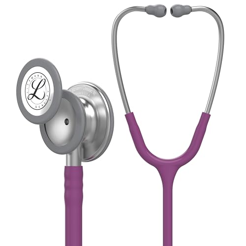 3M Littmann Classic III Monitoring Stethoscope  5648  More Than 2X as Loud  Weighs Less  Stainless Steel Chestpiece  27 Raspberry Tube