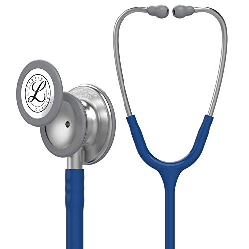 3M Littmann Classic III Monitoring Stethoscope  5622  More Than 2X as Loud  Weighs Less  Stainless Steel Chestpiece  27 Navy Blue Tube