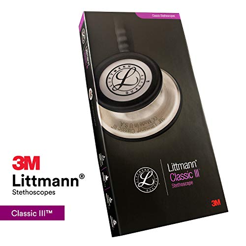 3M Littmann Classic III Monitoring Stethoscope  5622  More Than 2X as Loud  Weighs Less  Stainless Steel Chestpiece  27 Navy Blue Tube